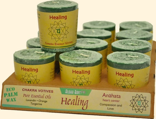 Chakra Energy Votive Candle - Healing