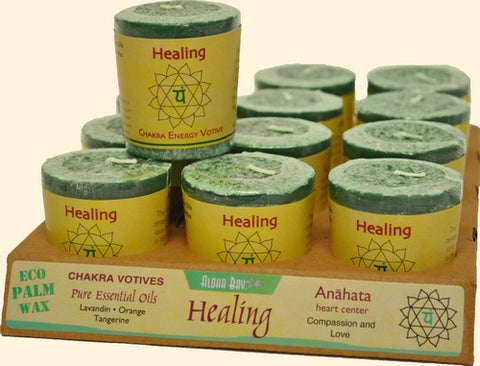 Chakra Energy Votive Candle - Healing