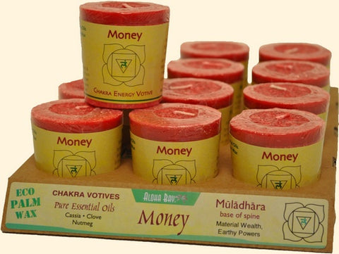 Chakra Energy Votive Candle - Money