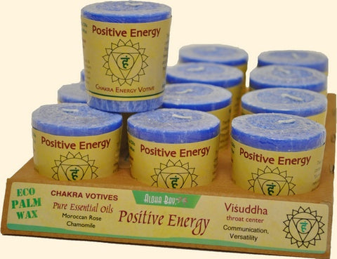 Chakra Energy Votive Candle - Positive Energy