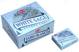White Sage Cones